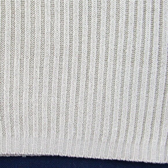 NWT Joseph A. Metallic Silk Blend Champagne Beige Shimmer Sweater Tank Shell, L - Picture 8 of 8